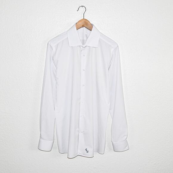 State & Luberty Men's White Performance Button up Shirt Long Sleeve Size Large - Picture 1 of 8